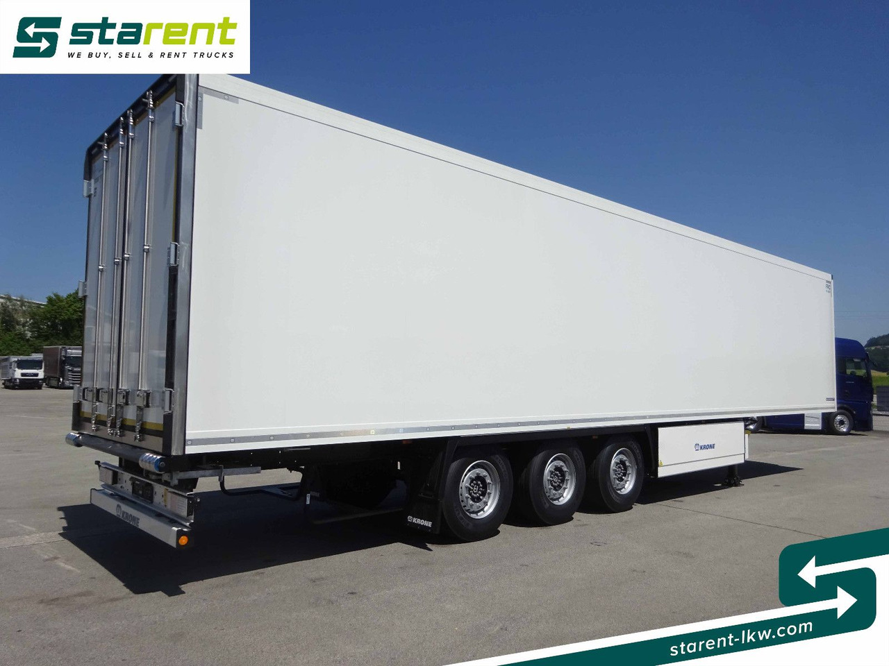 Semi-reboque furgão Krone Thermotrailer Carrier Vector 1550, Zurrleisten: foto 5