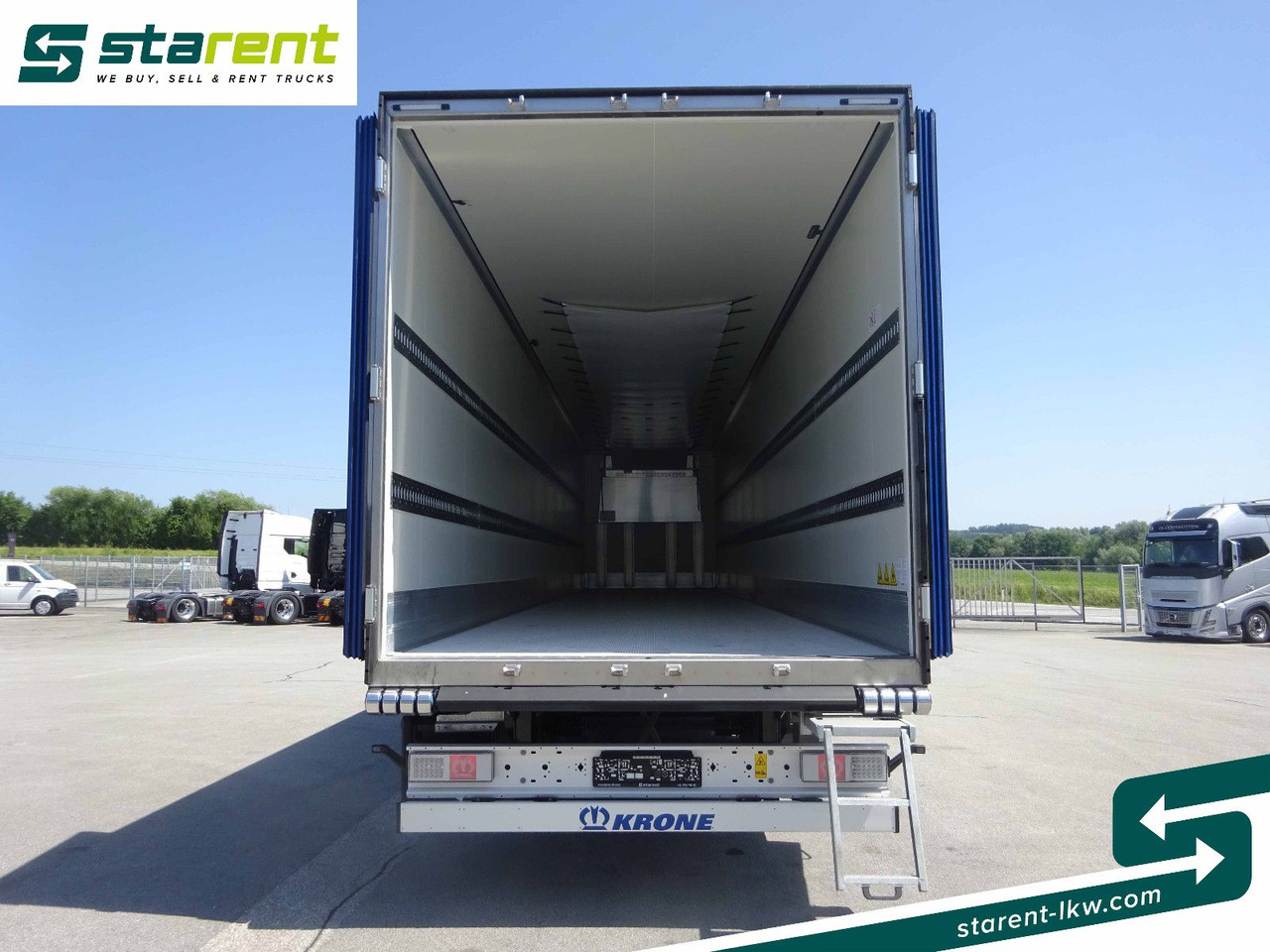 Semi-reboque furgão Krone Thermotrailer Carrier Vector 1550, Zurrleisten: foto 11