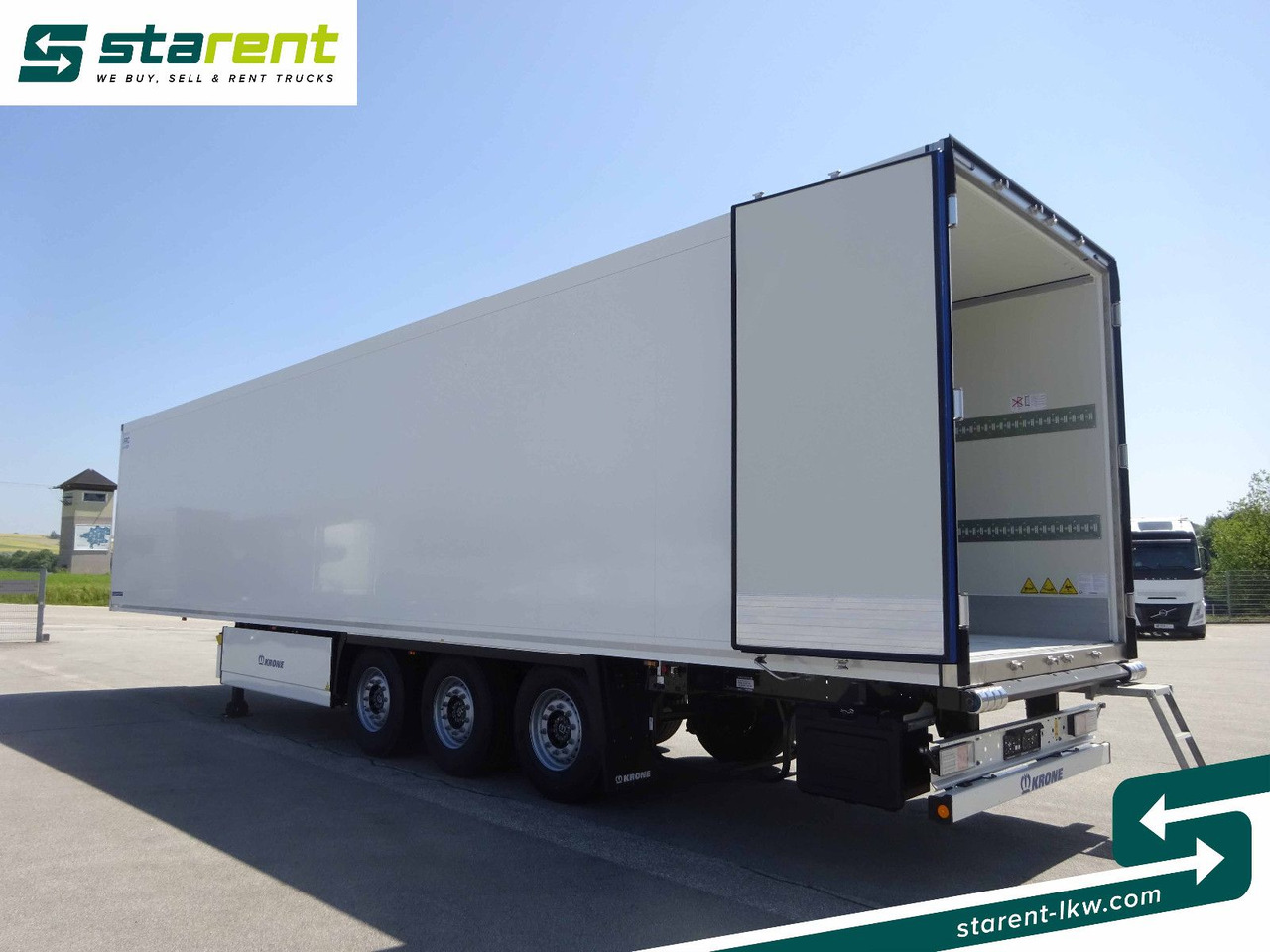 Semi-reboque furgão Krone Thermotrailer Carrier Vector 1550, Zurrleisten: foto 9