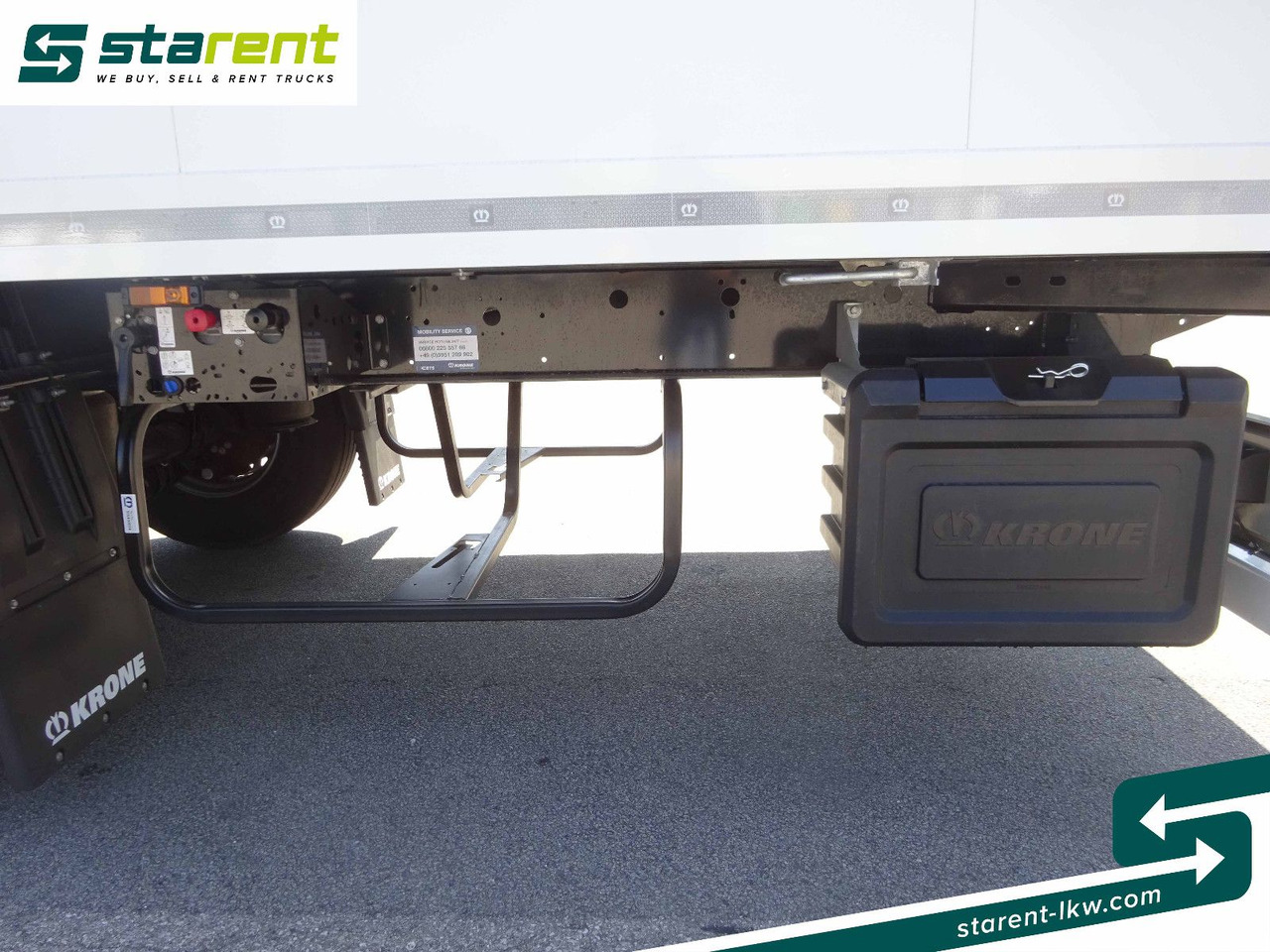 Semi-reboque furgão Krone Thermotrailer Carrier Vector 1550, Zurrleisten: foto 21