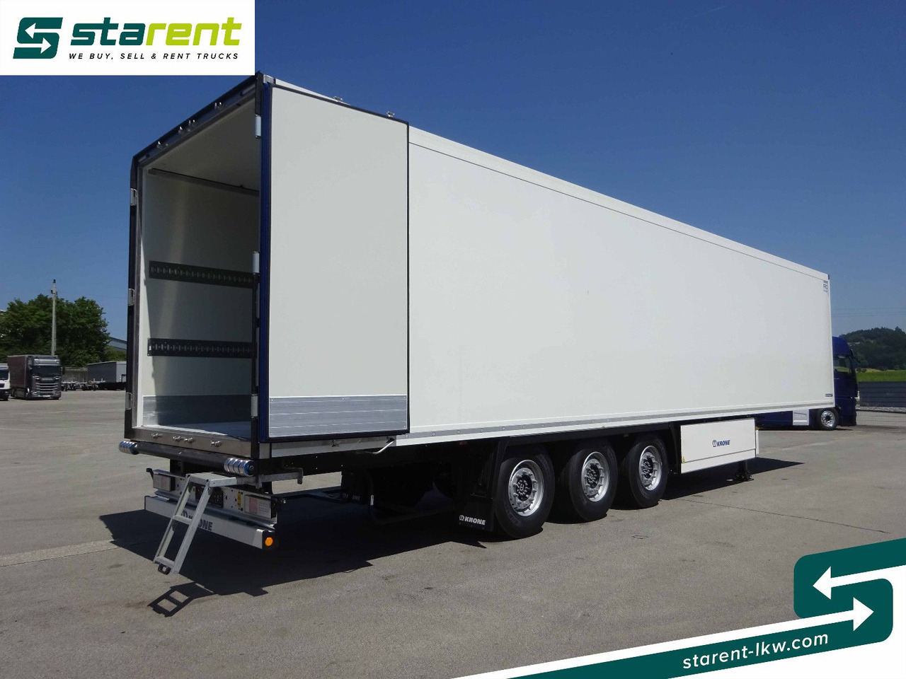 Semi-reboque furgão Krone Thermotrailer Carrier Vector 1550, Zurrleisten: foto 10