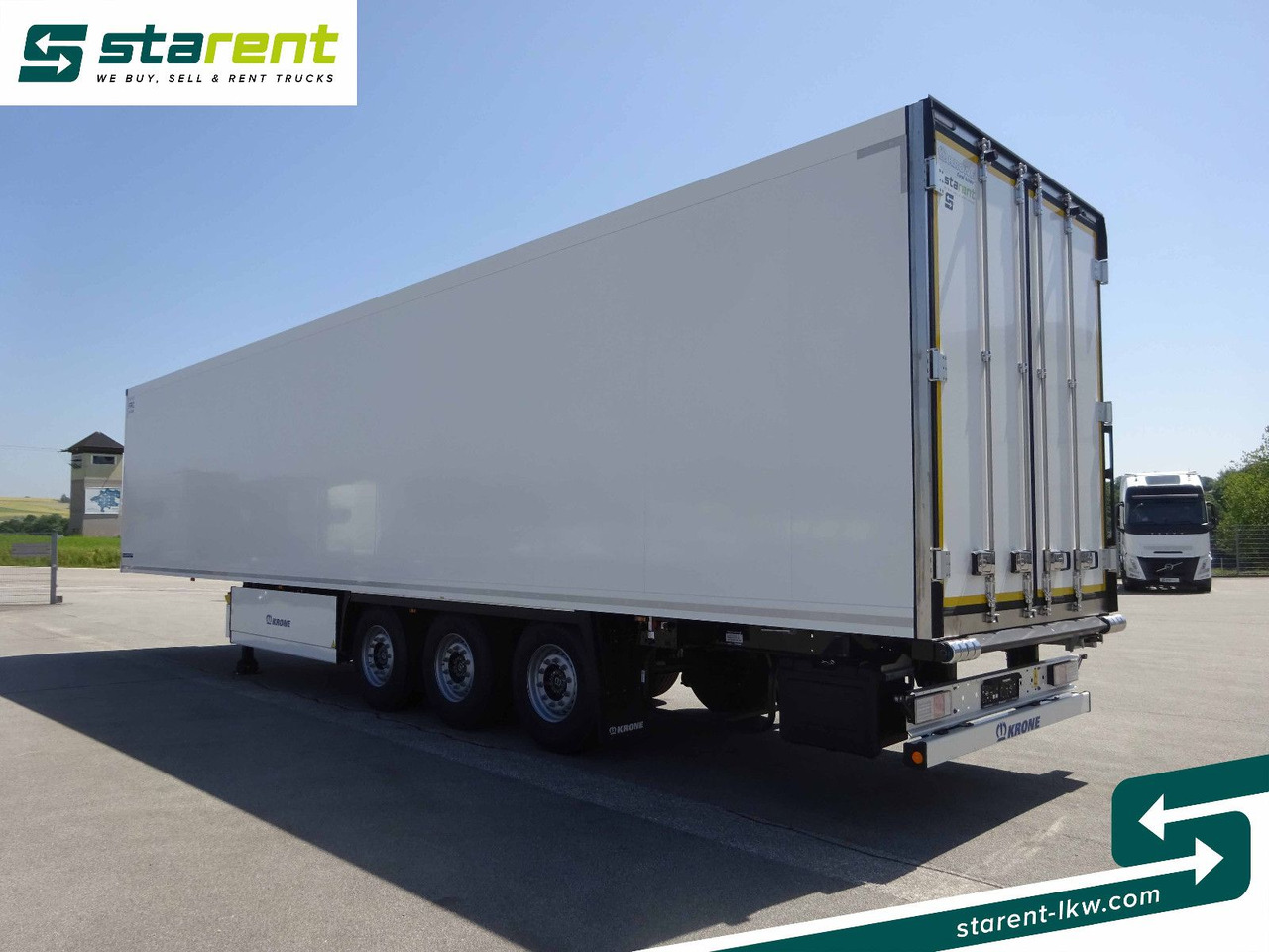 Semi-reboque furgão Krone Thermotrailer Carrier Vector 1550, Zurrleisten: foto 7