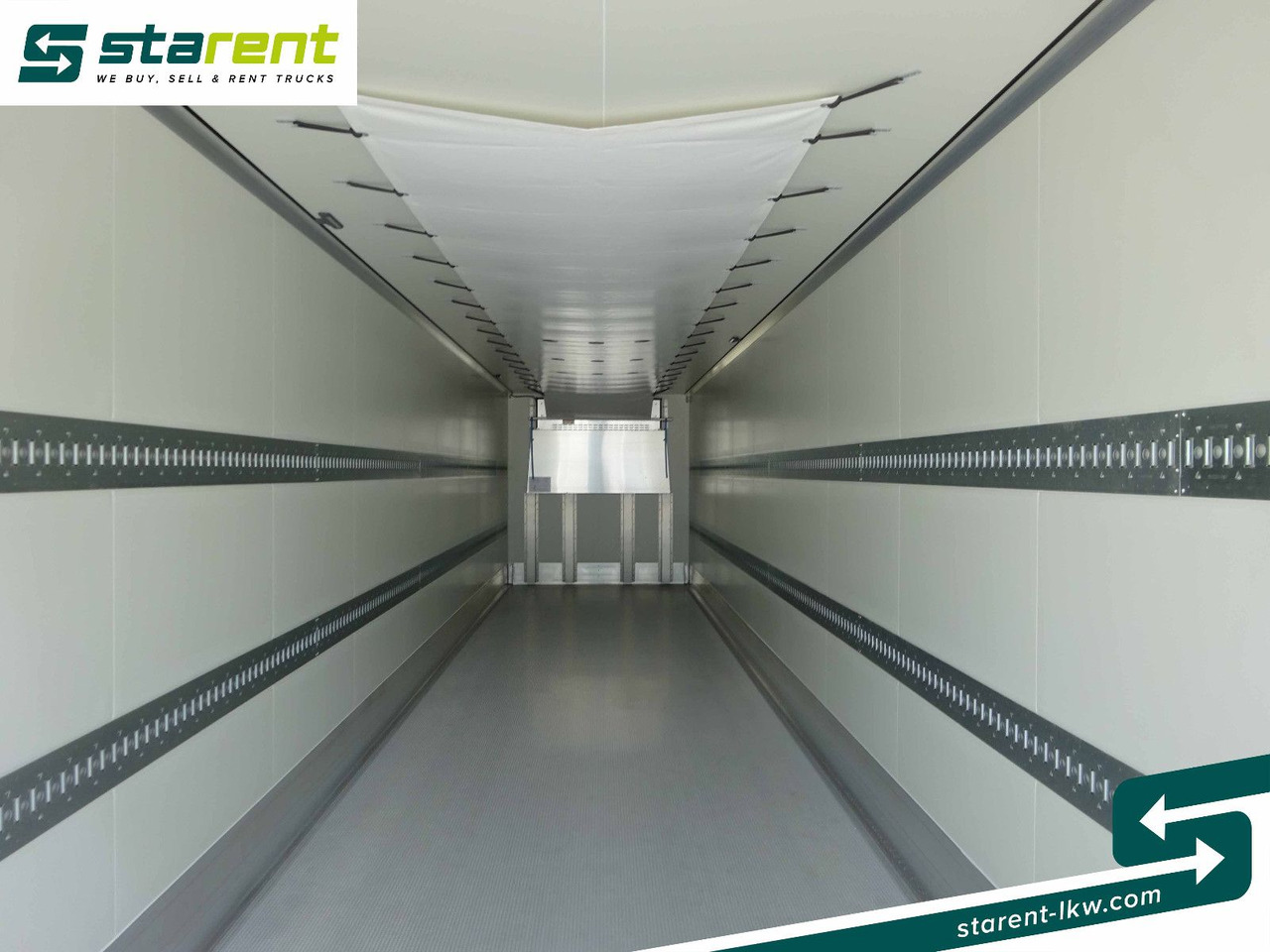 Semi-reboque furgão Krone Thermotrailer Carrier Vector 1550, Zurrleisten: foto 12