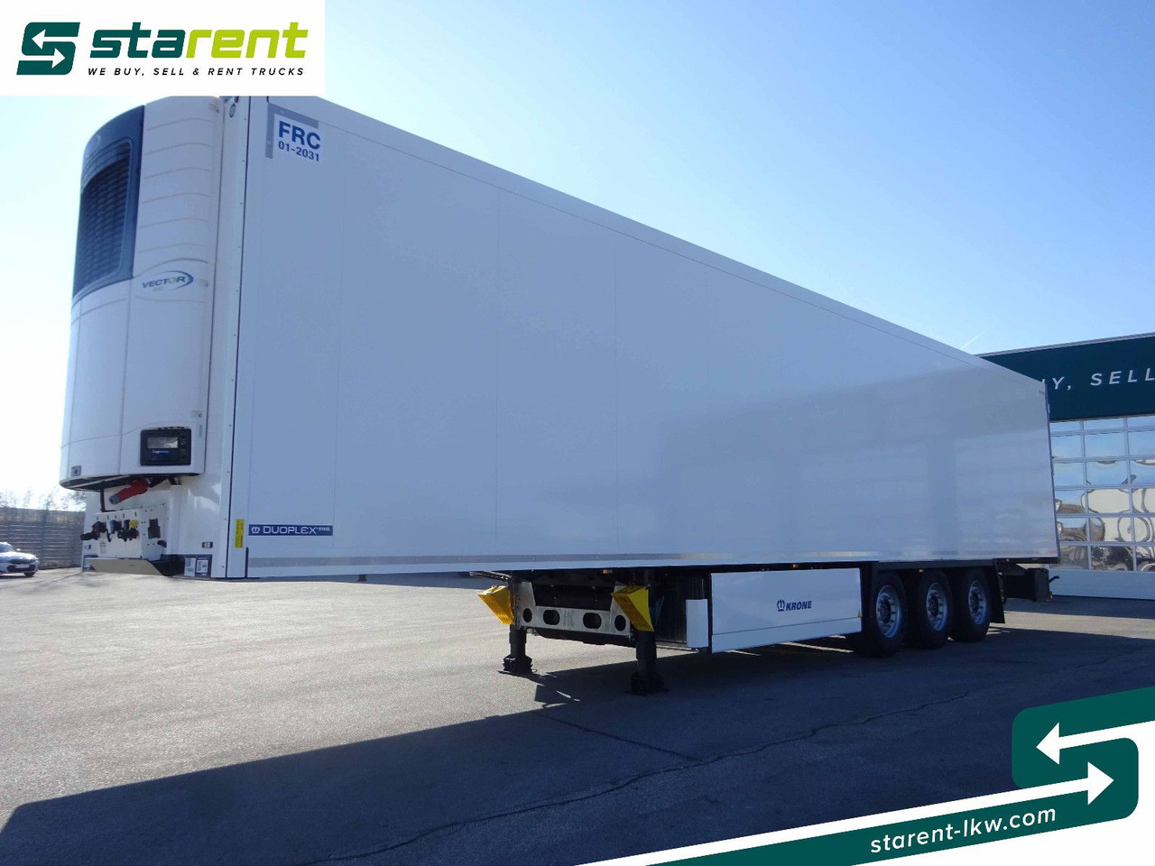 Krone Tiefkühler Carrier Vector 1550, Liftachse - Semi-reboque frigorífico: foto 1 Krone Tiefkühler Carrier Vector 1550, Liftachse - Semi-reboque frigorífico: foto 1