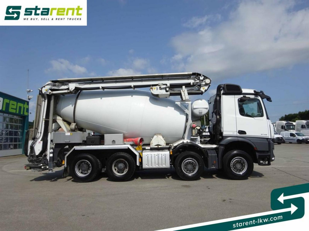 Mercedes Benz Arocs 3748 8x4 Liebherr Betonmischer + Förderband - Camião betoneira: foto 4 Mercedes Benz Arocs 3748 8x4 Liebherr Betonmischer + Förderband - Camião betoneira: foto 4