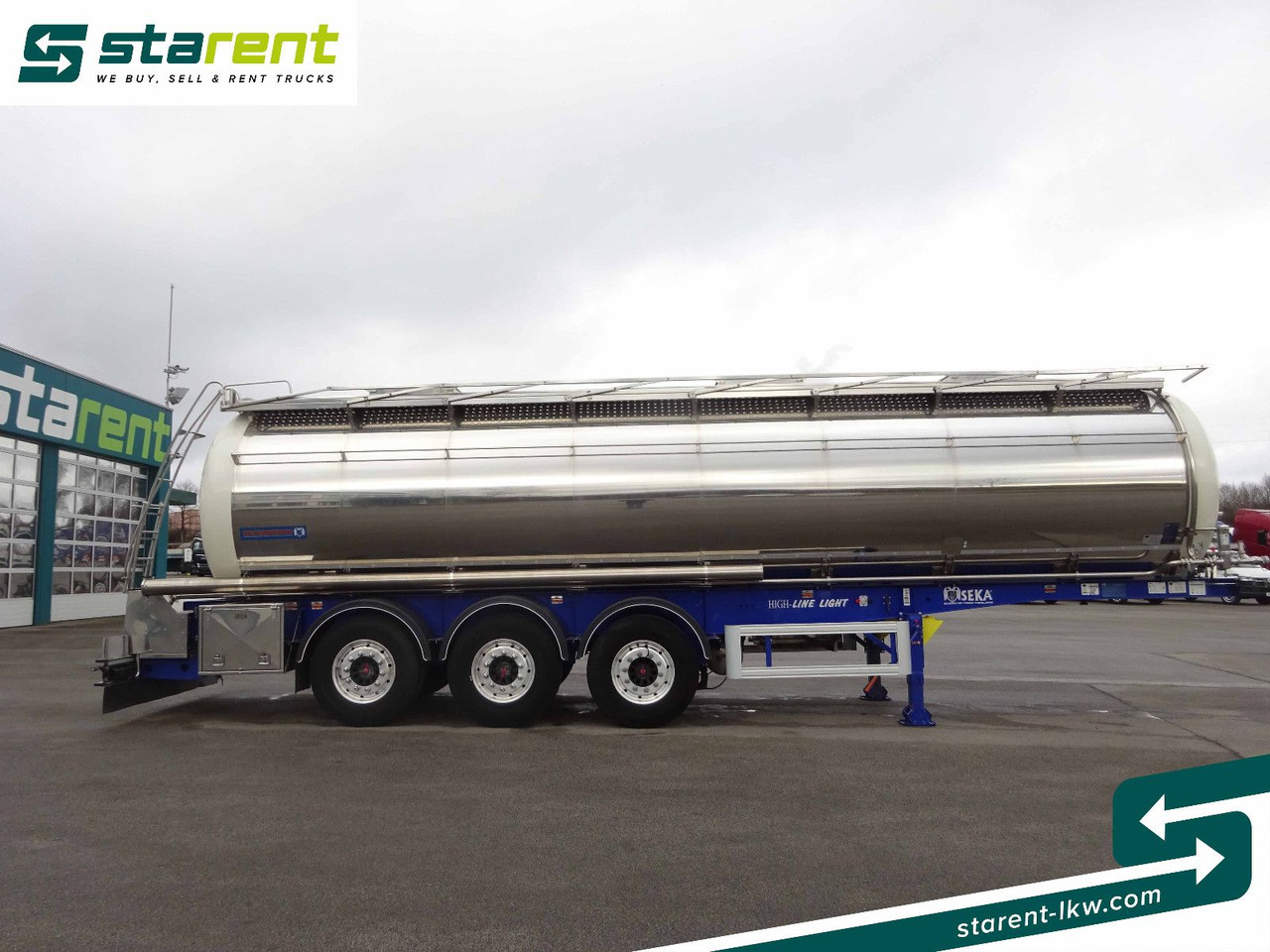 SEKA Lebensmitteltank, 31.000L, Liftachse, Alufelgen - Semirreboque tanque: foto 4 SEKA Lebensmitteltank, 31.000L, Liftachse, Alufelgen - Semirreboque tanque: foto 4