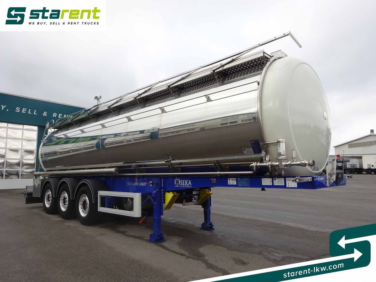SEKA Lebensmitteltank, 31.000L, Liftachse, Alufelgen - Semirreboque tanque: foto 3 SEKA Lebensmitteltank, 31.000L, Liftachse, Alufelgen - Semirreboque tanque: foto 3