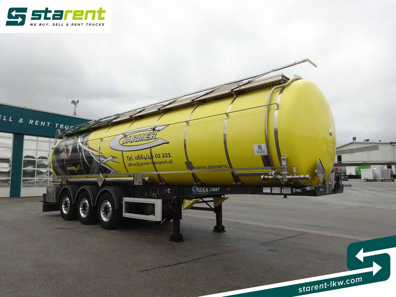 SEKA Lebensmitteltank, ADR, 33.000L, Liftachse - Semirreboque tanque: foto 3 SEKA Lebensmitteltank, ADR, 33.000L, Liftachse - Semirreboque tanque: foto 3