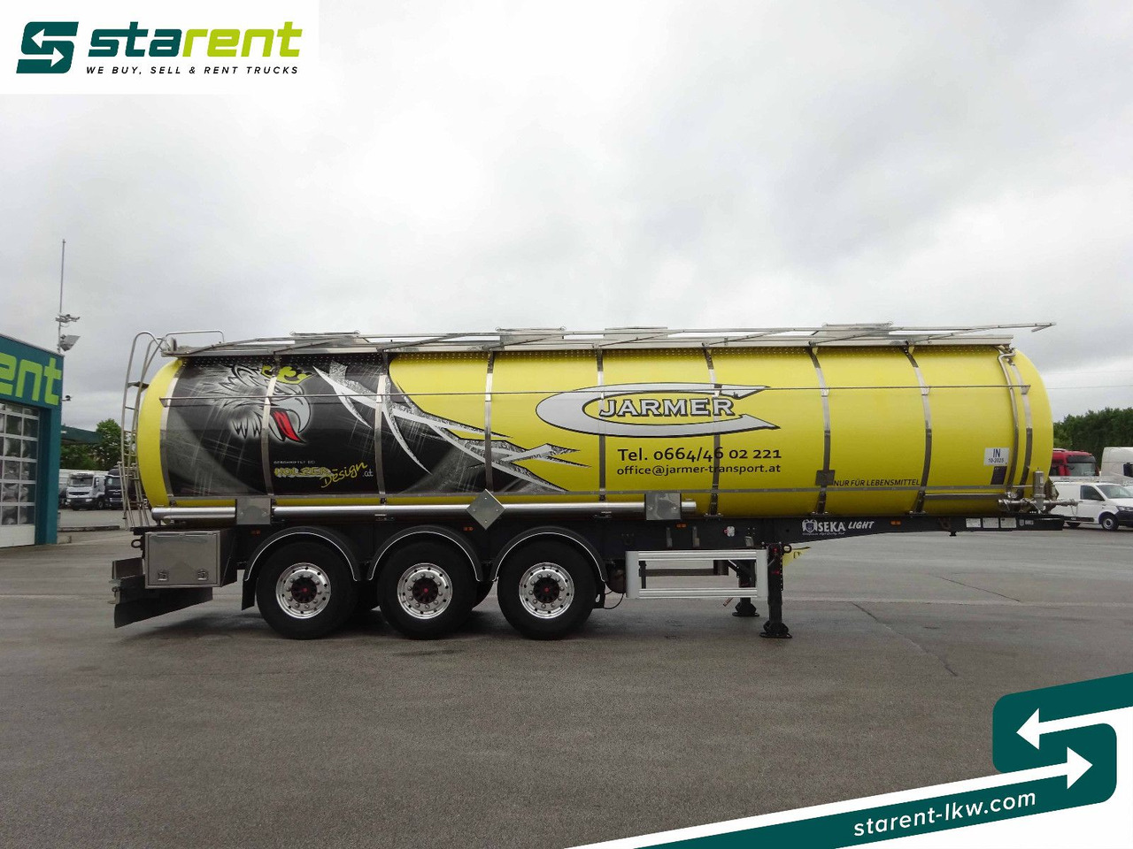 SEKA Lebensmitteltank, ADR, 33.000L, Liftachse - Semirreboque tanque: foto 4 SEKA Lebensmitteltank, ADR, 33.000L, Liftachse - Semirreboque tanque: foto 4