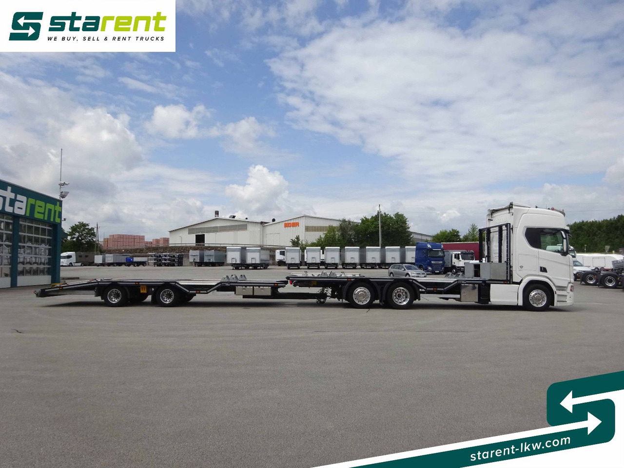 Scania R770 V8 Fahrzeugtransporter + Ziegler Anhänger - Camião transporte de veículos: foto 4 Scania R770 V8 Fahrzeugtransporter + Ziegler Anhänger - Camião transporte de veículos: foto 4