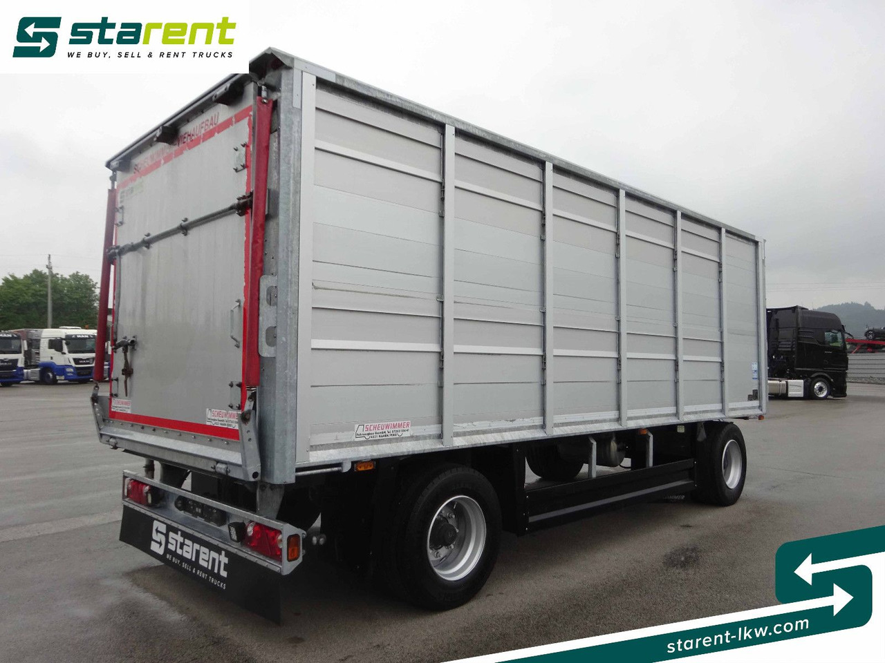 Scheuwimmer 2-Achser, Viehtransport Anhänger - Reboque transporte de gado: foto 5 Scheuwimmer 2-Achser, Viehtransport Anhänger - Reboque transporte de gado: foto 5