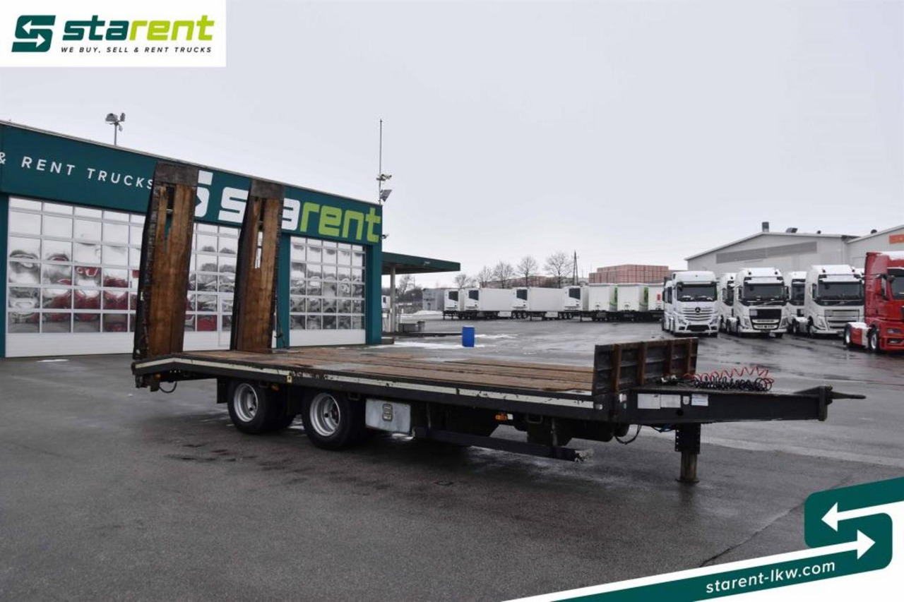 Schwarzmüller Tandemtieflader Rampen SAF Containerverriegelung - Reboque baixa: foto 3 Schwarzmüller Tandemtieflader Rampen SAF Containerverriegelung - Reboque baixa: foto 3