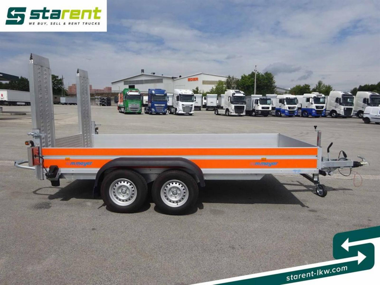 WM Meyer Fahrzeugbau Auffahrrampen Gesamtg.: 3500 - Reboque porta máquinas: foto 4 WM Meyer Fahrzeugbau Auffahrrampen Gesamtg.: 3500 - Reboque porta máquinas: foto 4