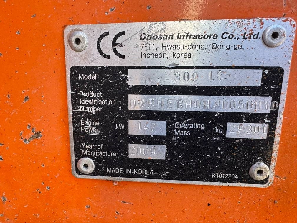 Escavadeira Doosan DX 300 LC long reach 19m: foto 19