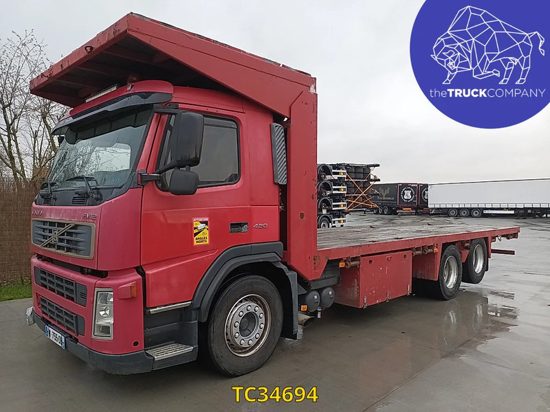 Volvo FM 420 - Camião de caixa aberta/ Plataforma: foto 1 Volvo FM 420 - Camião de caixa aberta/ Plataforma: foto 1