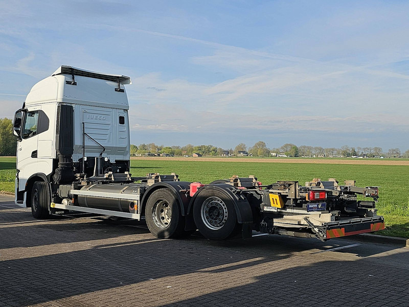 Camião transportador de contêineres/ Caixa móvel Iveco S-WAY AS260S46 LNG INT. STEERAXLE: foto 6