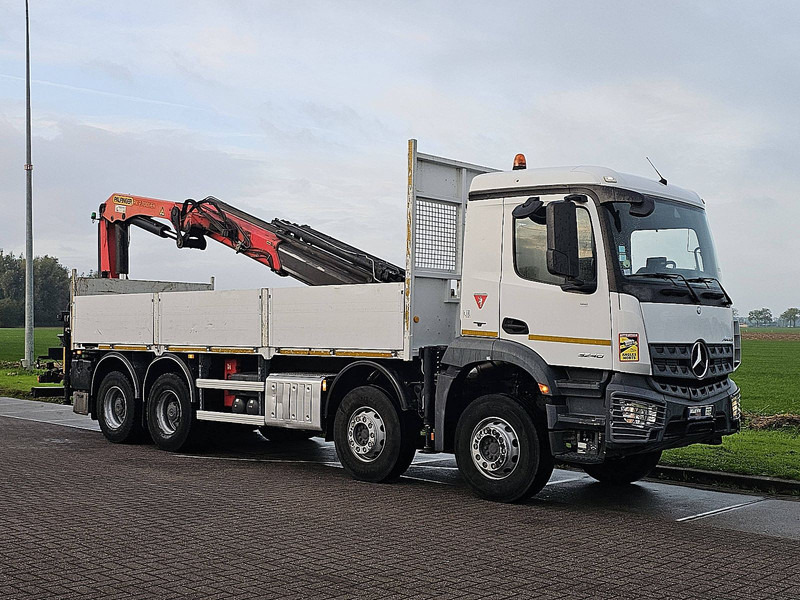 Camião de caixa aberta/ Plataforma, Camião grua Mercedes-Benz AROCS 3240 Palfinger PK 27001-E: foto 5
