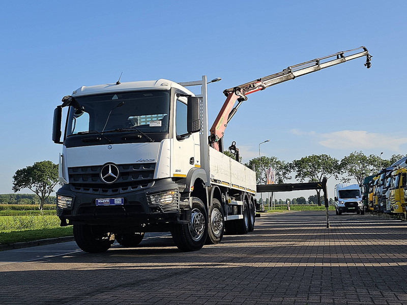 Mercedes-Benz AROCS 3240 PalfingerPK 23001-EH - Camião de caixa aberta/ Plataforma, Camião grua: foto 1 Mercedes-Benz AROCS 3240 PalfingerPK 23001-EH - Camião de caixa aberta/ Plataforma, Camião grua: foto 1