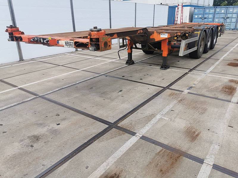 Nooteboom FT 43 03 V lift axle; BPW - Semi-reboque transportador de contêineres/ Caixa móvel: foto 1 Nooteboom FT 43 03 V lift axle; BPW - Semi-reboque transportador de contêineres/ Caixa móvel: foto 1