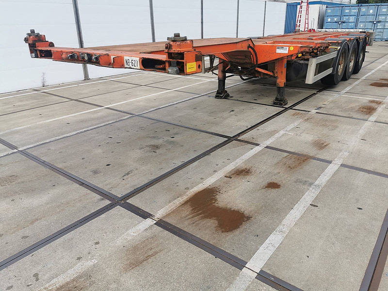 Nooteboom FT 43 03 V lift axle; BPW - Semi-reboque transportador de contêineres/ Caixa móvel: foto 1 Nooteboom FT 43 03 V lift axle; BPW - Semi-reboque transportador de contêineres/ Caixa móvel: foto 1