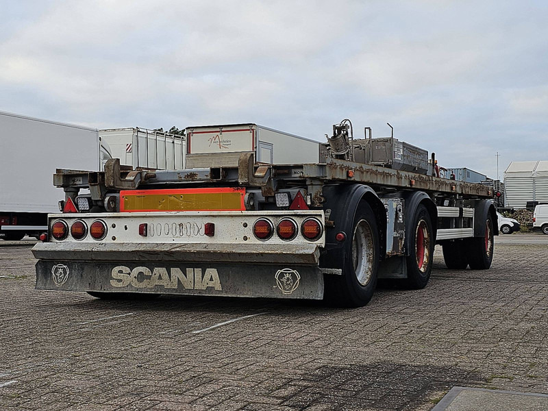 Nopa 3 AXLE CONTAINER TIPPER - Reboque transportador de contêineres/ Caixa móvel: foto 1 Nopa 3 AXLE CONTAINER TIPPER - Reboque transportador de contêineres/ Caixa móvel: foto 1