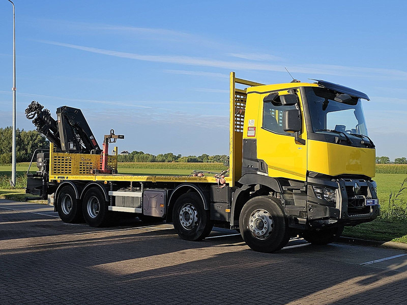 Renault K 430 HIAB 232ES-5 - Camião de caixa aberta/ Plataforma, Camião grua: foto 5 Renault K 430 HIAB 232ES-5 - Camião de caixa aberta/ Plataforma, Camião grua: foto 5