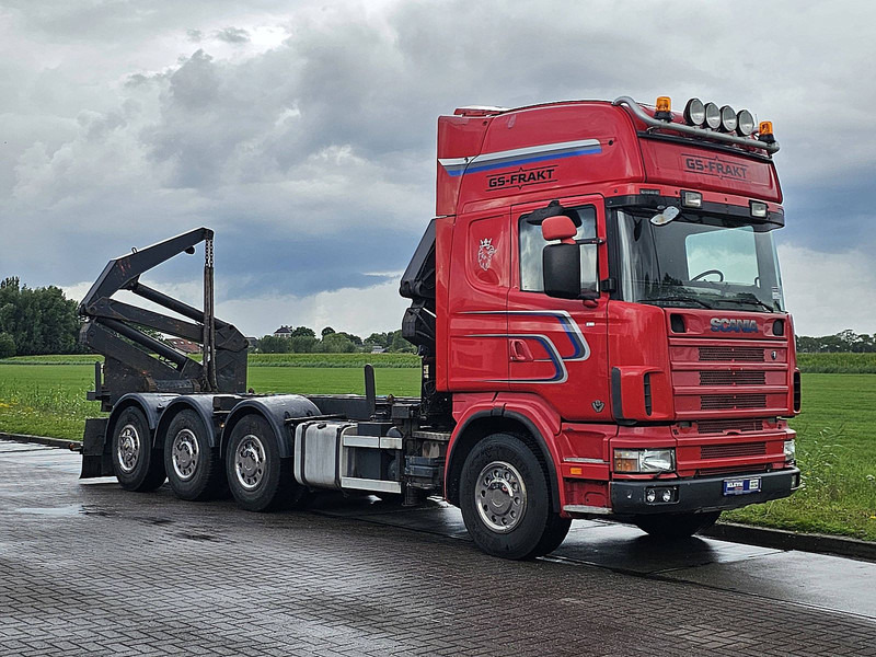 Scania R164.480 SIDE LOADER - Camião transportador de contêineres/ Caixa móvel: foto 5 Scania R164.480 SIDE LOADER - Camião transportador de contêineres/ Caixa móvel: foto 5