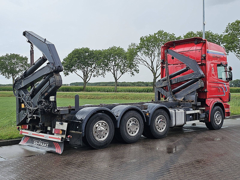 Scania R164.480 SIDE LOADER - Camião transportador de contêineres/ Caixa móvel: foto 3 Scania R164.480 SIDE LOADER - Camião transportador de contêineres/ Caixa móvel: foto 3