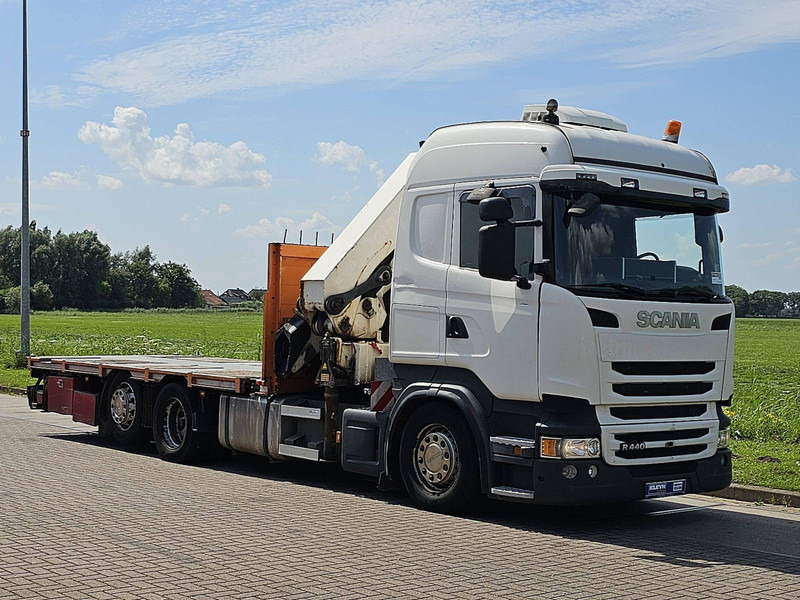 Scania R440 6X2*4 HMF 5020 K5 - Camião de caixa aberta/ Plataforma, Camião grua: foto 5 Scania R440 6X2*4 HMF 5020 K5 - Camião de caixa aberta/ Plataforma, Camião grua: foto 5