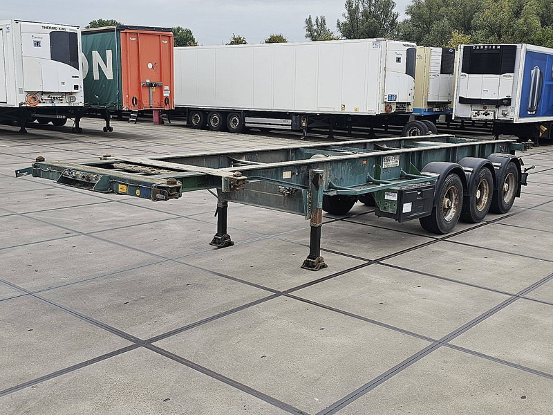Van Hool Containerchassis 1x20ft 1x30ft - Semi-reboque transportador de contêineres/ Caixa móvel: foto 1 Van Hool Containerchassis 1x20ft 1x30ft - Semi-reboque transportador de contêineres/ Caixa móvel: foto 1
