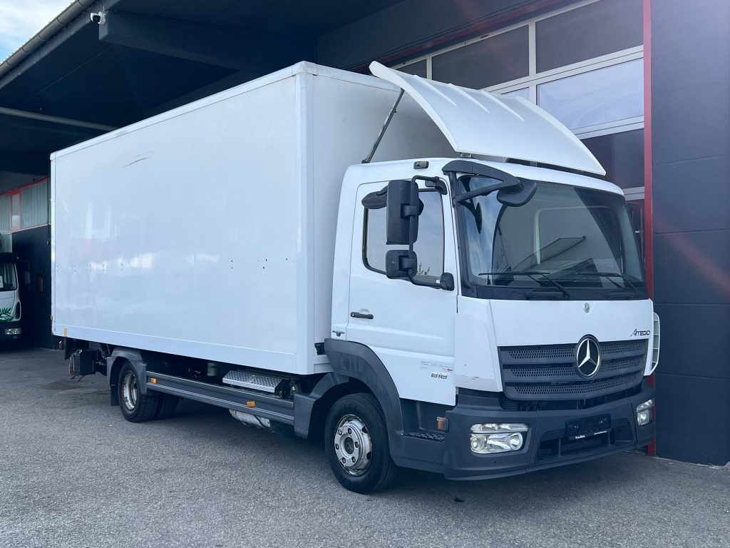 Mercedes-Benz Atego 818 Klima AHK 6,05m Koffer LBW Tempomat - Carrinha de contentor: foto 1 Mercedes-Benz Atego 818 Klima AHK 6,05m Koffer LBW Tempomat - Carrinha de contentor: foto 1
