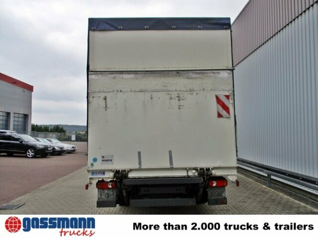 Camião de caixa aberta/ Plataforma DAF DAF AE 45.150 LF 4x2, Plane Spriegel LBW: foto 10