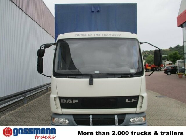 Camião de caixa aberta/ Plataforma DAF DAF AE 45.150 LF 4x2, Plane Spriegel LBW: foto 15