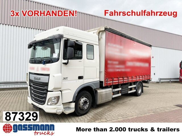 DAF XF 410 FA 4x2, Fahrschule, 2x AHK, 6 Sitze - Camião de caixa aberta/ Plataforma: foto 1 DAF XF 410 FA 4x2, Fahrschule, 2x AHK, 6 Sitze - Camião de caixa aberta/ Plataforma: foto 1