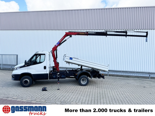 Iveco Daily 70C18H 4x2 mit Kran HMF 340-K3, Funk - Camião basculante, Camião grua: foto 4 Iveco Daily 70C18H 4x2 mit Kran HMF 340-K3, Funk - Camião basculante, Camião grua: foto 4