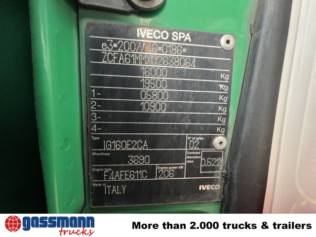 Iveco EuroCargo ML160E28 4x2 mit Kran Hiab XS 088 ES-2 - Camião basculante, Camião grua: foto 5 Iveco EuroCargo ML160E28 4x2 mit Kran Hiab XS 088 ES-2 - Camião basculante, Camião grua: foto 5