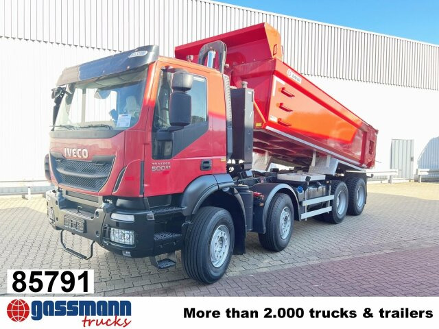 Iveco Trakker AD410T50 8x4, Stahlmulde ca. 16m³, - Camião basculante: foto 1 Iveco Trakker AD410T50 8x4, Stahlmulde ca. 16m³, - Camião basculante: foto 1