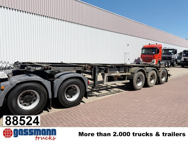 Lag 0-3-39 CD Containerchassis, 20ft und 30ft, ADR - Semi-reboque transportador de contêineres/ Caixa móvel: foto 1 Lag 0-3-39 CD Containerchassis, 20ft und 30ft, ADR - Semi-reboque transportador de contêineres/ Caixa móvel: foto 1