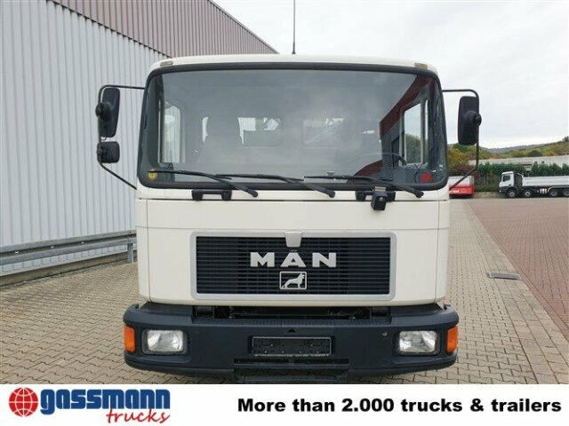 MAN 14.152 F 4x2 BB mit Kran Hiab 060-2 - Camião polibenne, Camião grua: foto 3 MAN 14.152 F 4x2 BB mit Kran Hiab 060-2 - Camião polibenne, Camião grua: foto 3