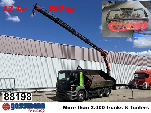 MAN TGA 26.363 6x4 BB, PK 16502 C Kran, absattelbar, - Camião basculante, Camião grua: foto 1 MAN TGA 26.363 6x4 BB, PK 16502 C Kran, absattelbar, - Camião basculante, Camião grua: foto 1