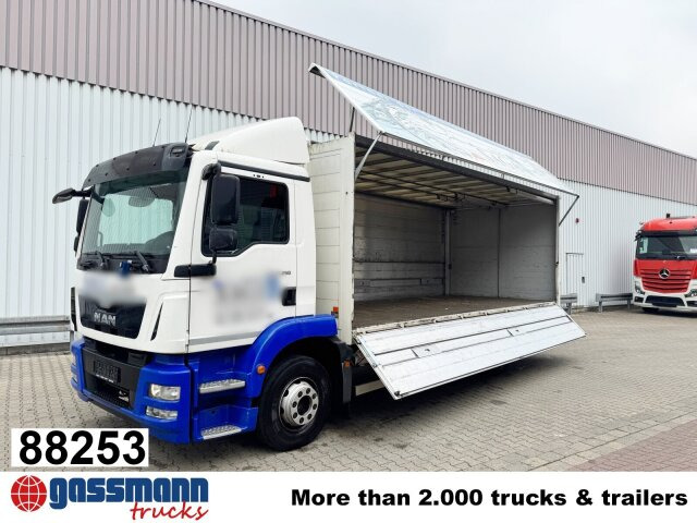MAN TGM 15.250 4x2 LL, Getränkekoffer, Navi - Camião furgão: foto 1 MAN TGM 15.250 4x2 LL, Getränkekoffer, Navi - Camião furgão: foto 1
