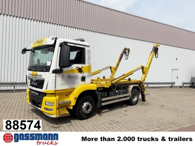 MAN TGM 15.250 4x2 LL, Tele-Absetzer - Camião multibenne: foto 1 MAN TGM 15.250 4x2 LL, Tele-Absetzer - Camião multibenne: foto 1