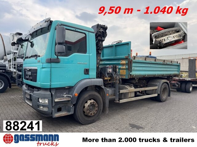 MAN TGM 18.290 4x2 LL, EEV, Kran Hiab XS 111 ES-3 - Camião basculante, Camião grua: foto 1 MAN TGM 18.290 4x2 LL, EEV, Kran Hiab XS 111 ES-3 - Camião basculante, Camião grua: foto 1