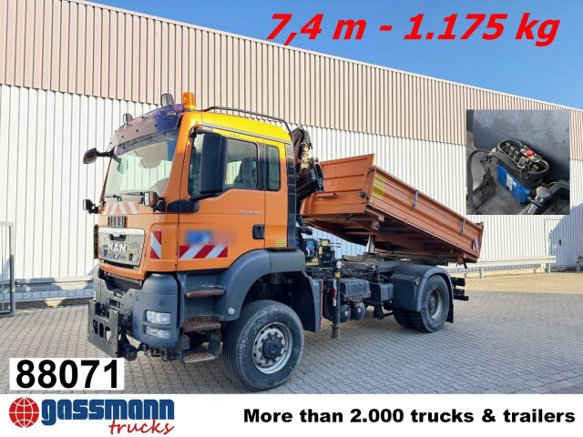MAN TGS 18.320 4x4 BL, Wechselsystem, - Camião basculante, Camião grua: foto 1 MAN TGS 18.320 4x4 BL, Wechselsystem, - Camião basculante, Camião grua: foto 1