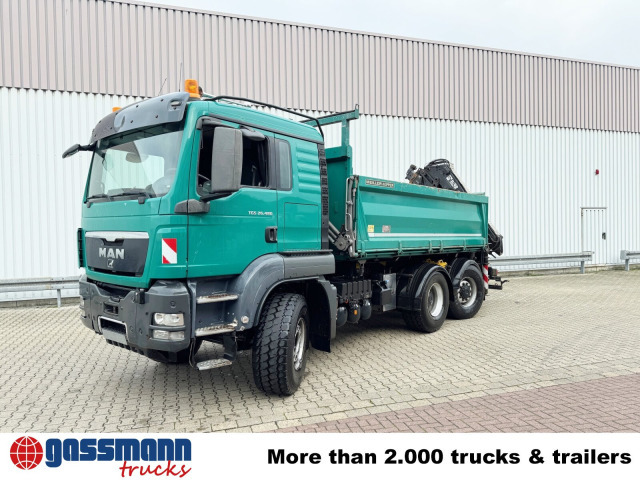 Camião basculante, Camião grua MAN TGS 26.480 6x4 BL Maurer, Lenkachse, Bordmatik,: foto 10