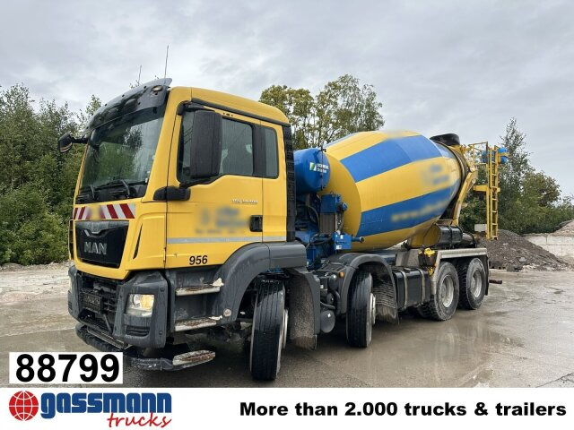 MAN TGS 32.400 8x4 BB, Stetter ca. 9m³ - Camião betoneira: foto 1 MAN TGS 32.400 8x4 BB, Stetter ca. 9m³ - Camião betoneira: foto 1