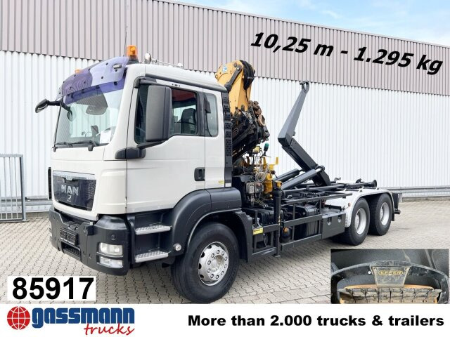 MAN TGS 33.440 6X4 BL mit Kran Effer 165-3S, Funk - Camião polibenne, Camião grua: foto 1 MAN TGS 33.440 6X4 BL mit Kran Effer 165-3S, Funk - Camião polibenne, Camião grua: foto 1