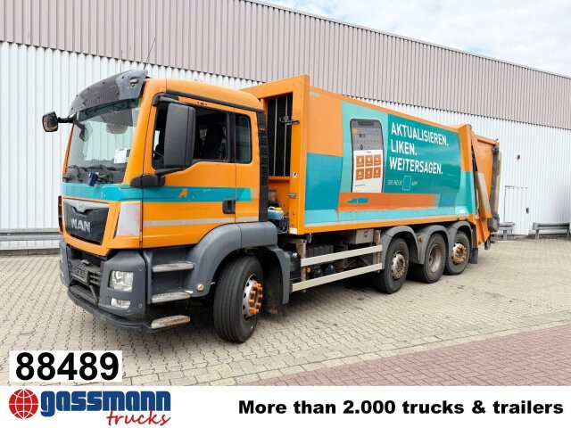 MAN TGS 35.360 8x2-6 BL, 2x Lenkachse, Zöller - Caminhão de lixo: foto 1 MAN TGS 35.360 8x2-6 BL, 2x Lenkachse, Zöller - Caminhão de lixo: foto 1