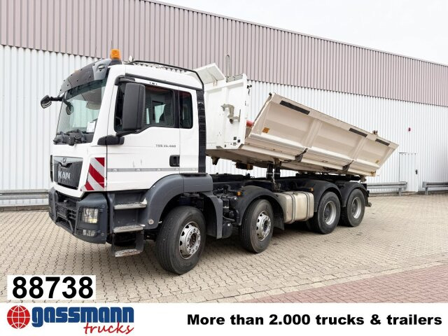 MAN TGS 35.460 8X4 BB, Meiller Bordmatik, Rollplane, - Camião basculante: foto 1 MAN TGS 35.460 8X4 BB, Meiller Bordmatik, Rollplane, - Camião basculante: foto 1