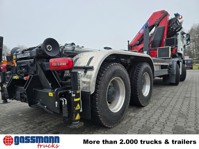MAN TGS 35.480 8X4 BL, Intarder, Kran HMF 3220-K6, - Camião polibenne, Camião grua: foto 2 MAN TGS 35.480 8X4 BL, Intarder, Kran HMF 3220-K6, - Camião polibenne, Camião grua: foto 2